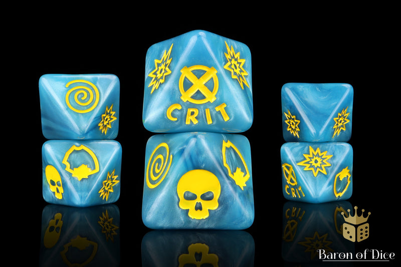 Load image into Gallery viewer, Heroic Mutants D8 Dice Set
