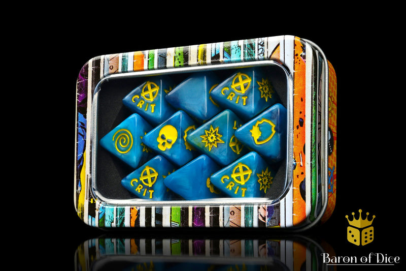 Load image into Gallery viewer, Heroic Mutants D8 Dice Set
