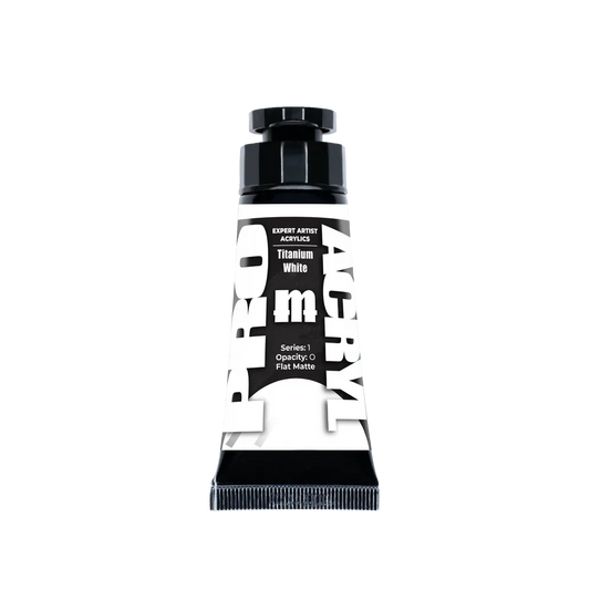 Pro Acryl Expert Acrylic Paints - Titanium White 001 