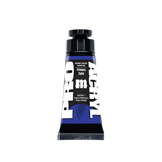 Pro Acryl Expert Acrylic Paints - Primary Cyan 014 