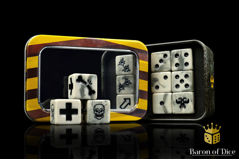 Load image into Gallery viewer, Ash Wasteland Dice - Skirmish Set
