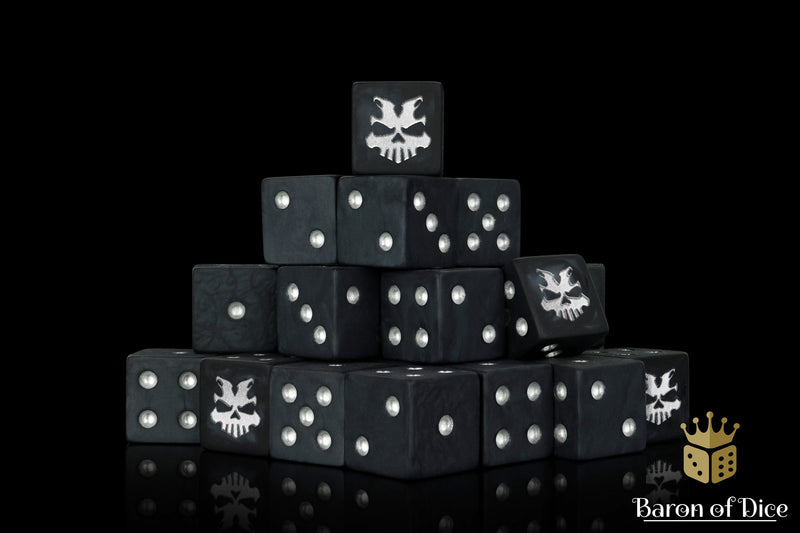 Load image into Gallery viewer, Black Assassin Dice
