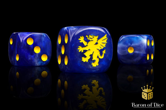 Heraldry Dice - Blue