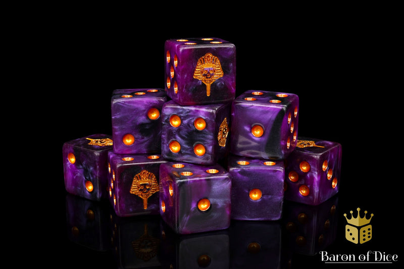 Load image into Gallery viewer, Royalty Purple Dice
