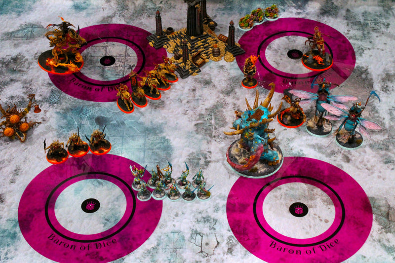 Load image into Gallery viewer, Objective Markers - AOS and 40k Compatible (Set of 8) Narrative
