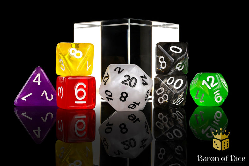 Load image into Gallery viewer, Cyber Combat RPG Dice Set
