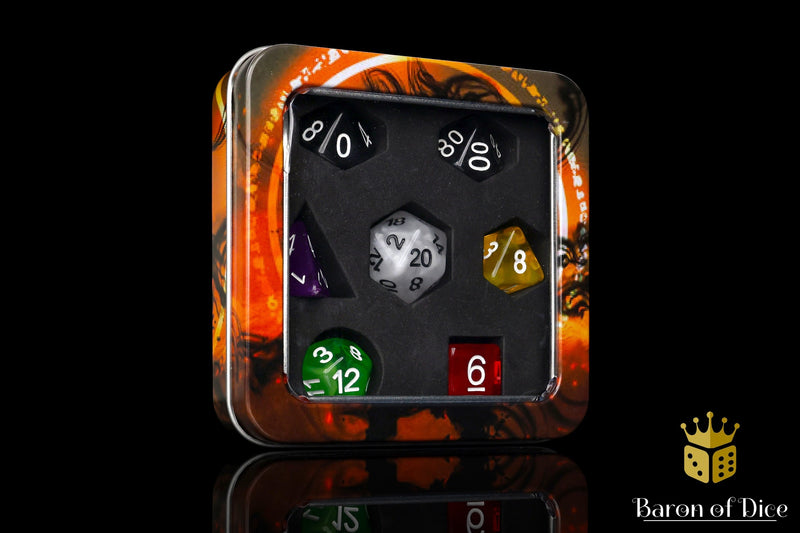 Load image into Gallery viewer, Cyber Combat RPG Dice Set
