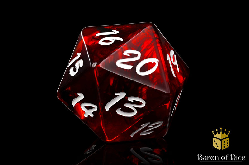 Load image into Gallery viewer, Big Ass D20 - Red Fire
