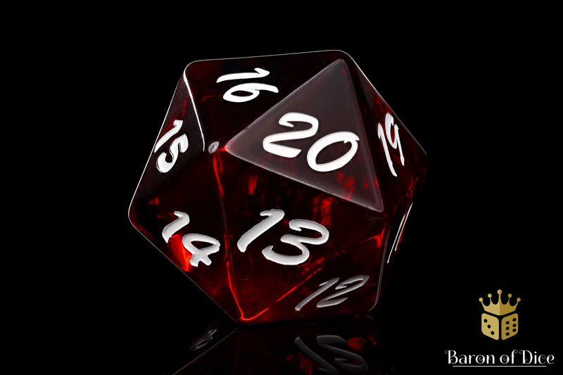 Load image into Gallery viewer, Big Ass D20 - Red Fire
