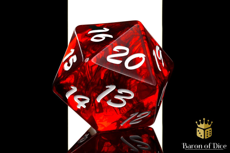 Load image into Gallery viewer, Big Ass D20 - Red Fire
