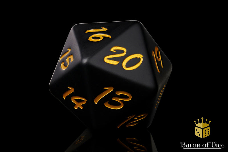 Load image into Gallery viewer, Big Ass D20 - Black Decay
