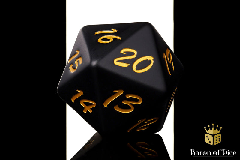 Load image into Gallery viewer, Big Ass D20 - Black Decay
