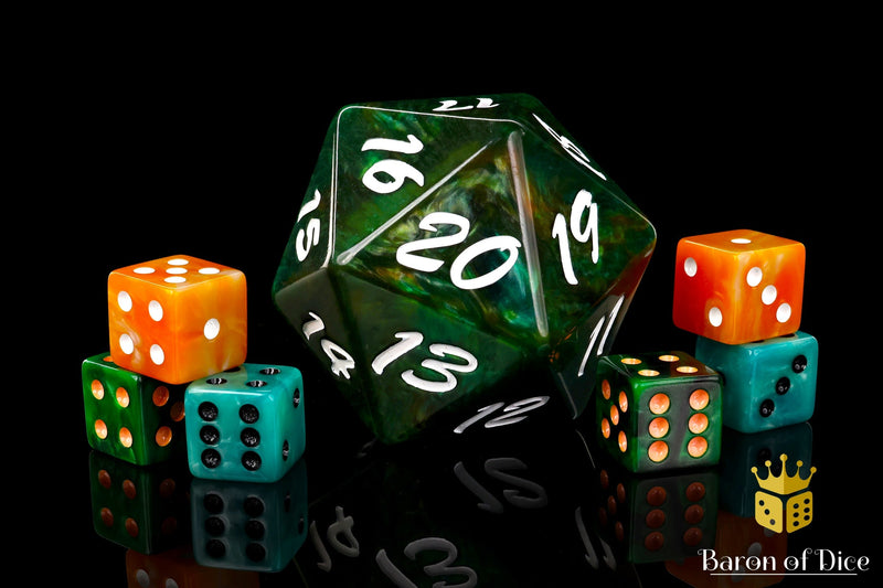 Load image into Gallery viewer, Big Ass D20 - Green Nature
