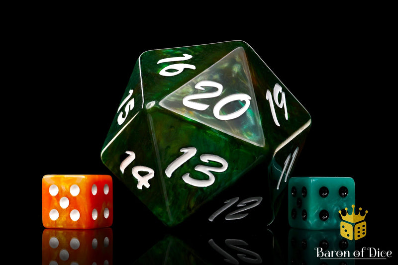 Load image into Gallery viewer, Big Ass D20 - Green Nature
