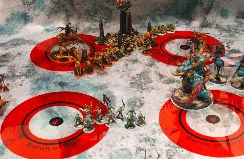 Load image into Gallery viewer, Objective Markers - AOS and 40k Compatible (Set of 8) Narrative
