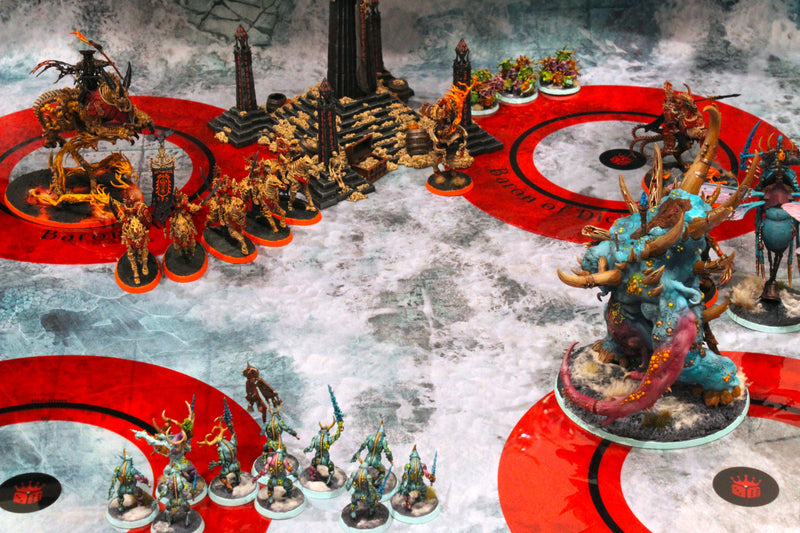 Load image into Gallery viewer, Objective Markers - AOS and 40k Compatible (Set of 8) Narrative
