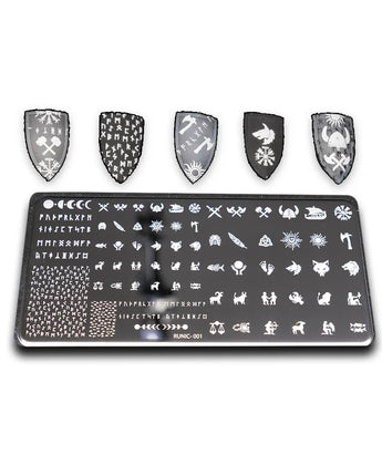 Classic Stampin' Plates - Runic 001 