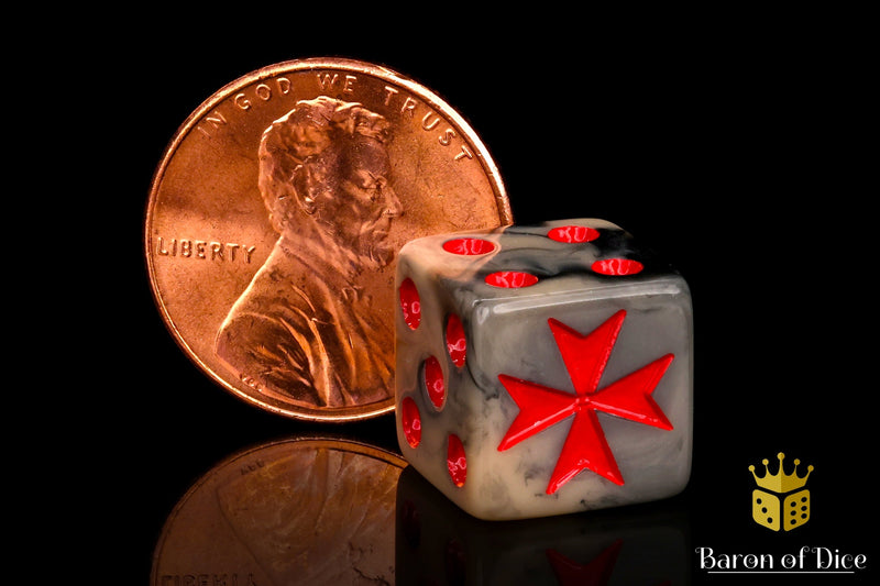 Load image into Gallery viewer, Knight Templar Dice - Red
