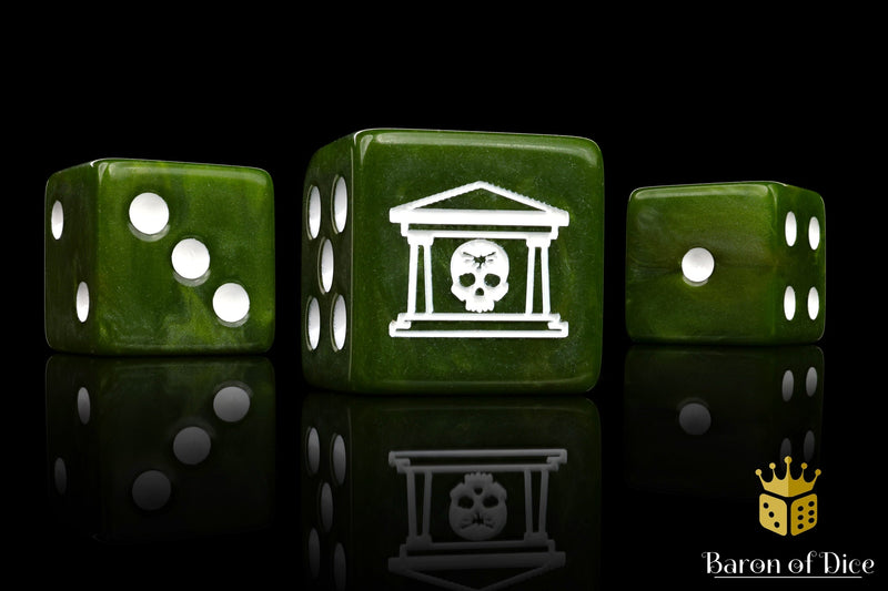 Load image into Gallery viewer, Military Gate Dice - Military Green
