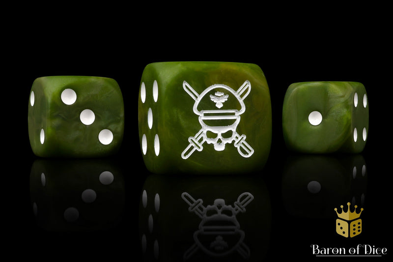 Load image into Gallery viewer, Military Sergeant Dice - Camoflauge
