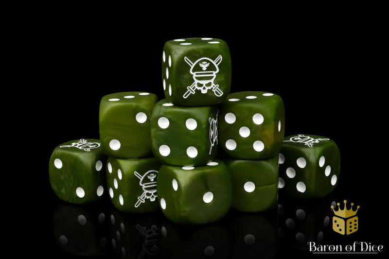 Load image into Gallery viewer, Military Sergeant Dice - Camoflauge
