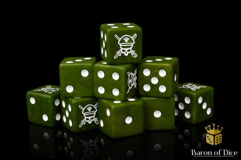 Load image into Gallery viewer, Military Sergeant Dice - Camoflauge
