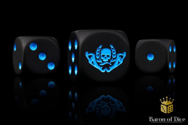 Load image into Gallery viewer, Mercenary Knights Dice - Black
