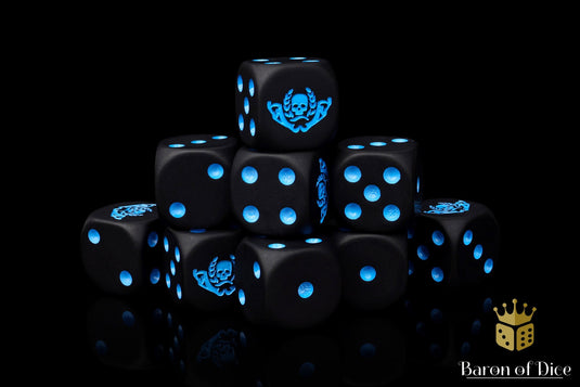 Mercenary Knights Dice - Black