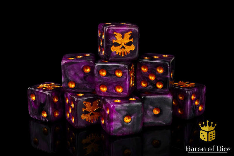 Load image into Gallery viewer, Purple Mutant Dice
