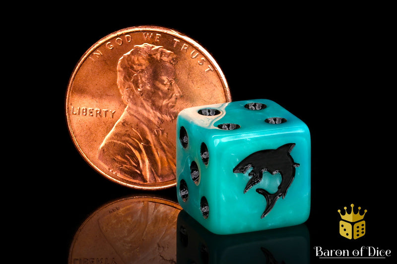 Load image into Gallery viewer, Carcharodon &quot;Great White Shark&quot; Dice
