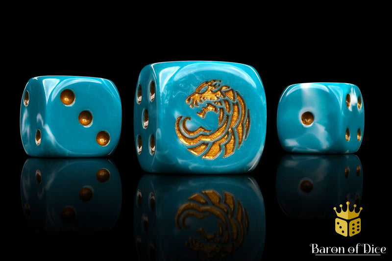 Load image into Gallery viewer, Tribal Wolf Dice
