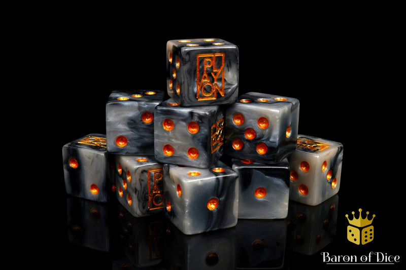 Load image into Gallery viewer, Play On Tabletop Official Dice - Steel (2024 LE)
