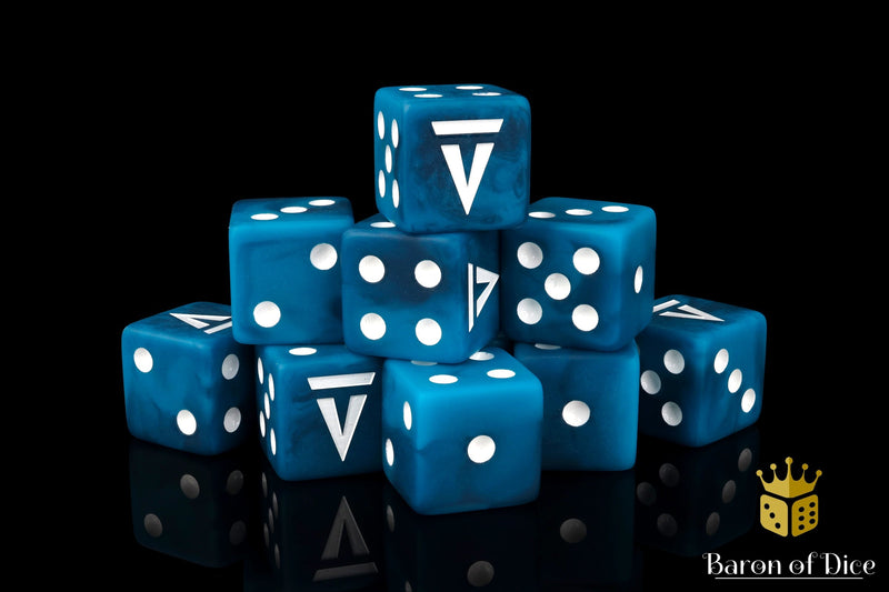 Load image into Gallery viewer, Vanguard Tactics Official Dice - Blue
