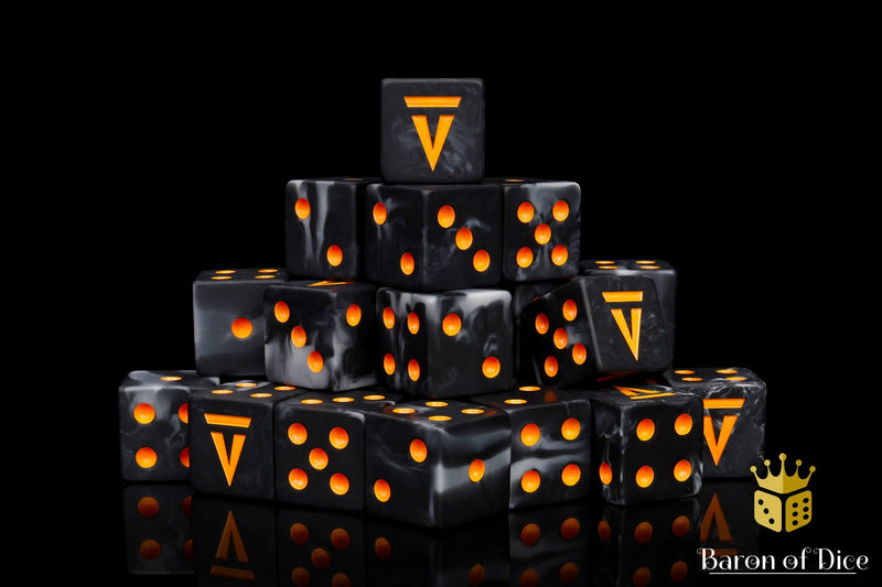 Load image into Gallery viewer, Vanguard Tactics Official Dice - Black
