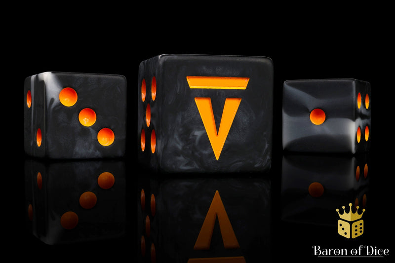 Load image into Gallery viewer, Vanguard Tactics Official Dice - Black
