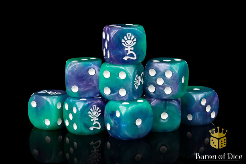 Load image into Gallery viewer, Ghost Elves Dice 
