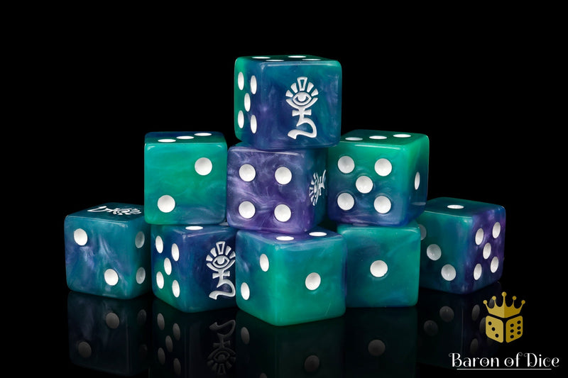 Load image into Gallery viewer, Ghost Elves Dice 
