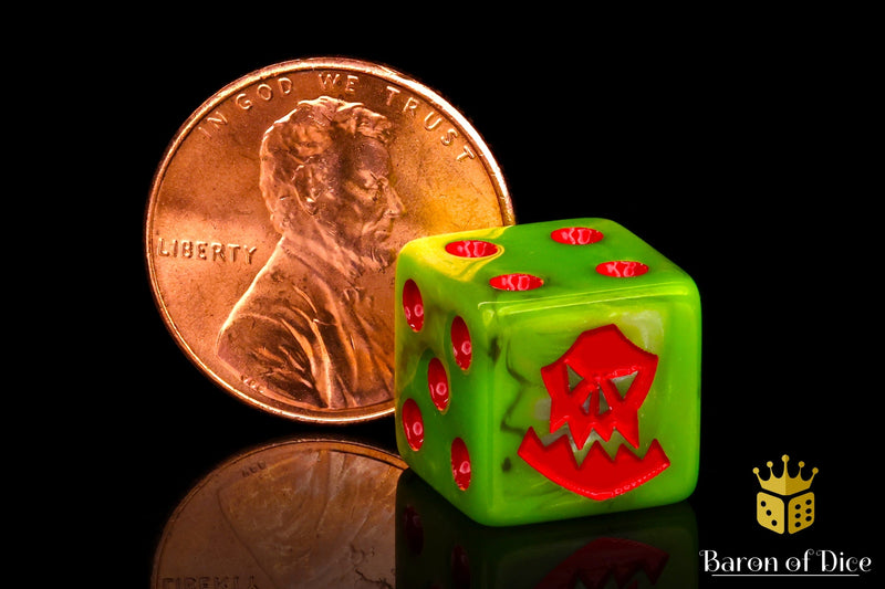 Load image into Gallery viewer, Orc Dice - Red
