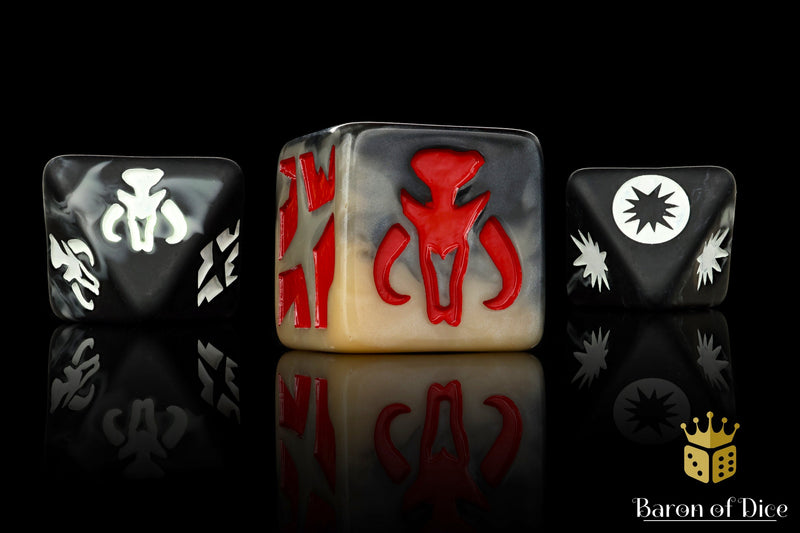 Load image into Gallery viewer, Bounty Hunter Galactic Skirmish Dice - Set of 20
