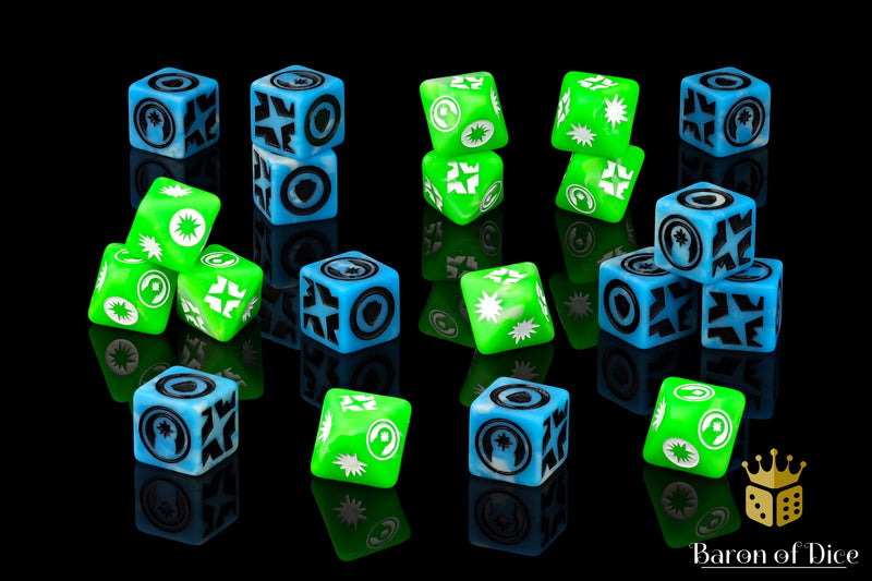 Load image into Gallery viewer, Good Karma Galactic Skirmish Dice - Set of 20
