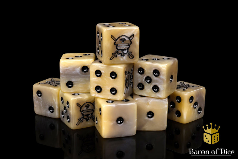 Load image into Gallery viewer, Military Sergeant Dice - Desert
