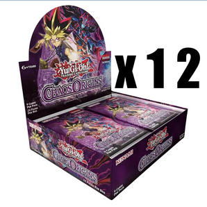(CASE) Yugioh Chaos Origins Booster Box (12ct) 