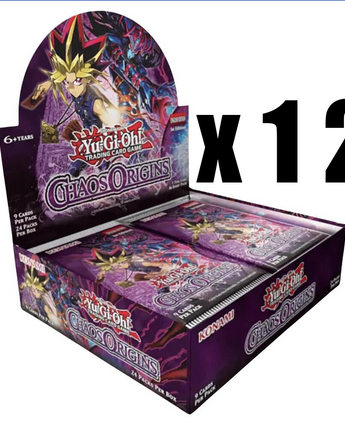 (CASE) Yugioh Chaos Origins Booster Box (12ct) 