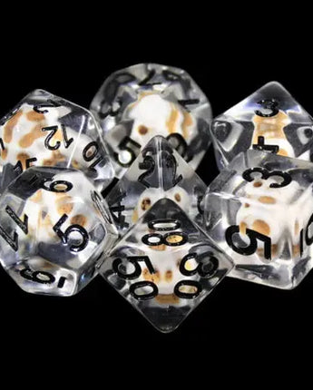 Stone Skull RPG Inclusion Dice Set 