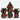Bloodstone - Gemstone Engraved with Gold RPG Dice Set 