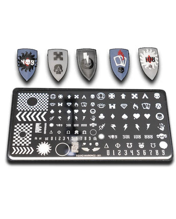 Classic Stampin' Plates - Squad Markings 001 