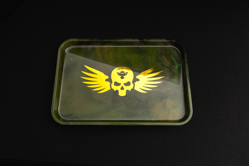 Load image into Gallery viewer, Hand-Cast Resin Dice Trays
