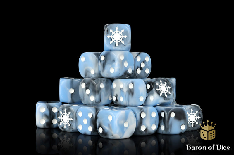 Load image into Gallery viewer, Chaos Demon Dice - Tainted Ice
