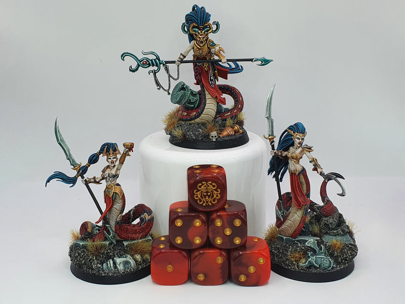 Load image into Gallery viewer, Daughters of Medusa Dice
