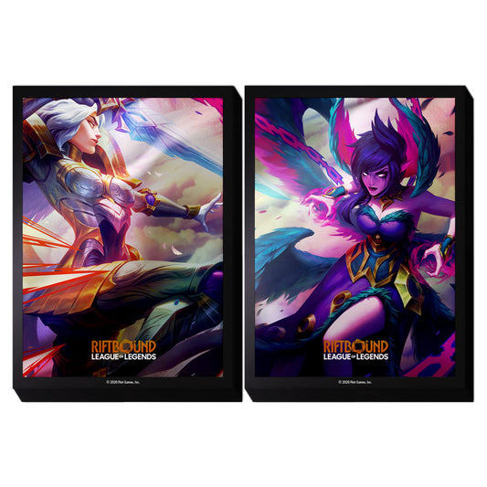 Riftbound Vendetta Sleeves: Kayle vs Morgana (100) 